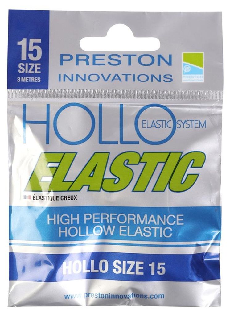 Preston Hollo Elastic Size 7 - Gummizug Kopfrute, Größe:Gr. 7, Farbe:Light Blue