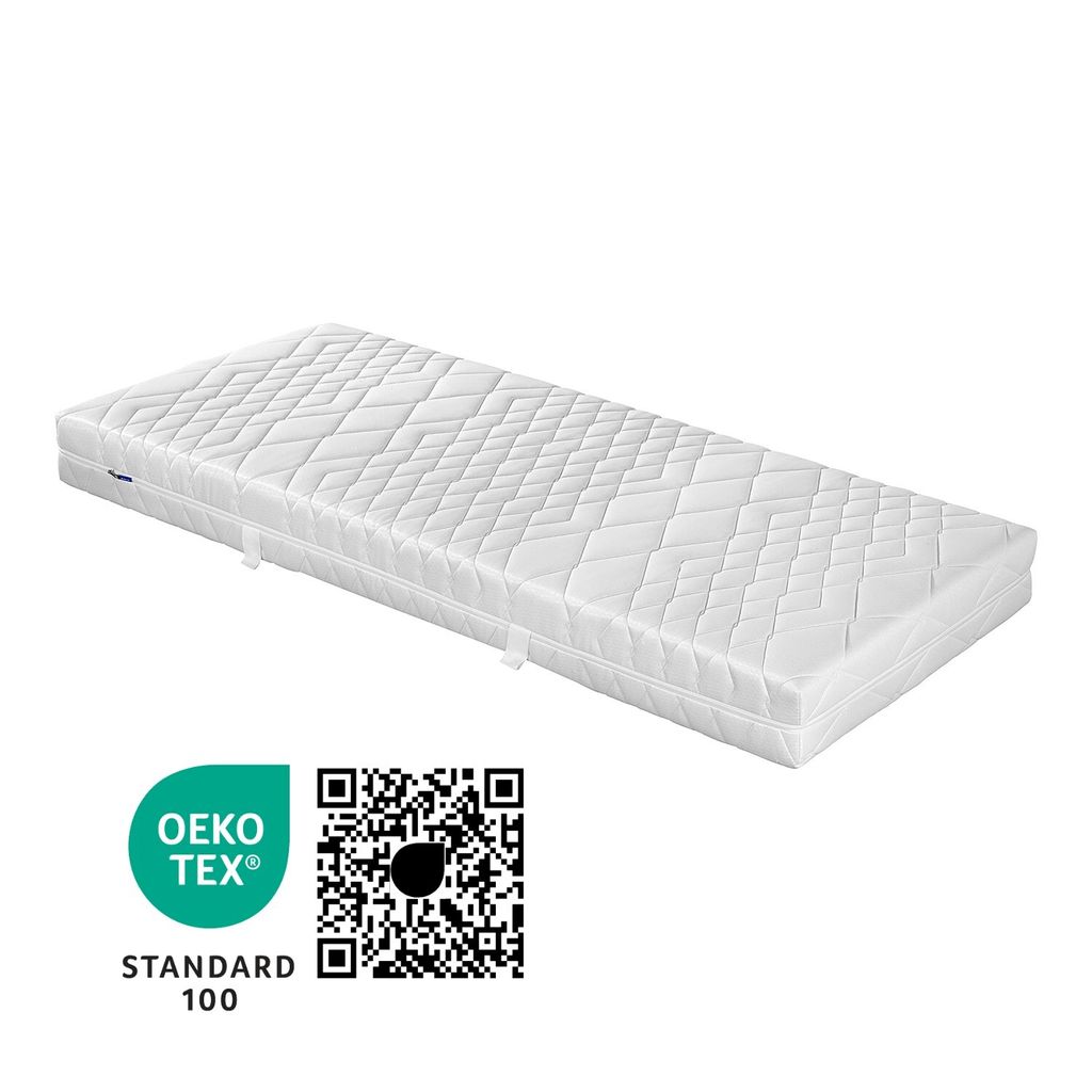 MALIE JUPITER - H2 90x200 Tonnentaschenfederkern Matratze mit 7 Zonen