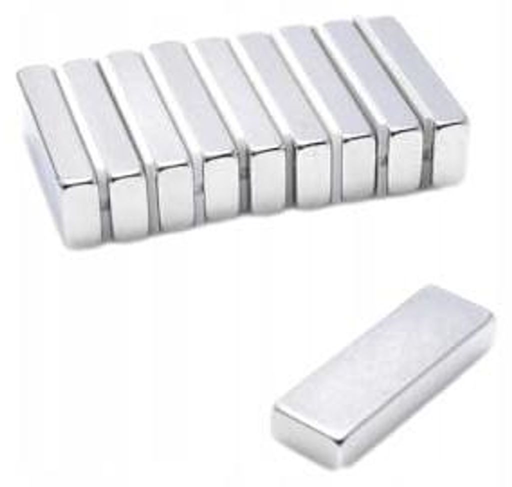 Top Magnesy - 10 Stück Neodym Magnete 30x10x5 mm N45 - extra starke Haftmagnete für Montage, Werkstatt & Industrie
