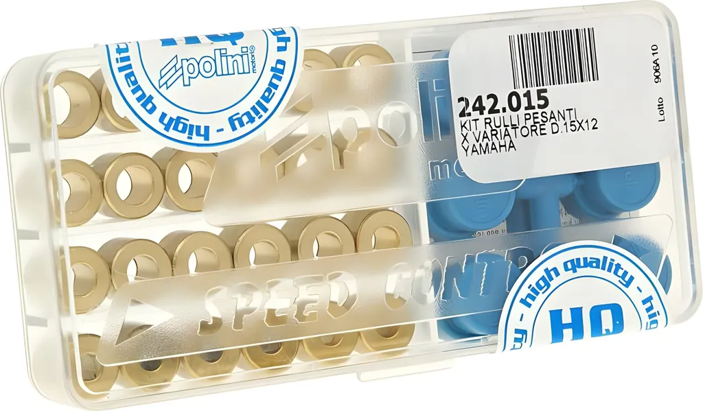Améliorez l'accélération : Kit galets Polini 15x12mm réglable 6,5-9g