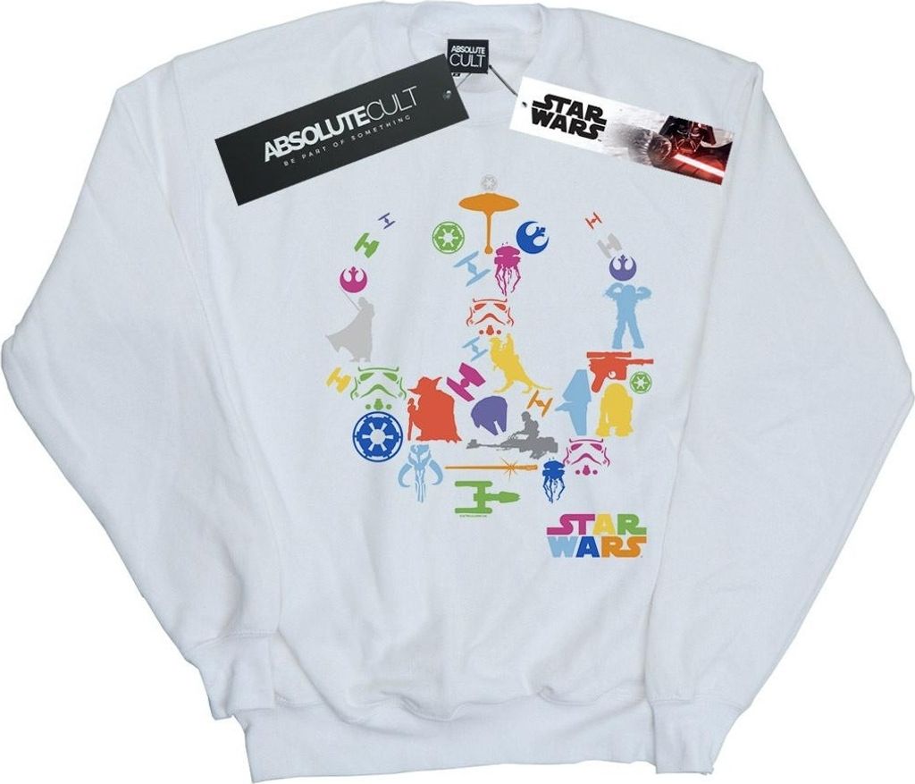 Star Wars - Sweatshirt für Damen BI37788 (L) (Weiß)
