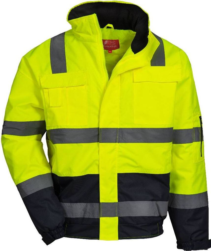 NITRAS Warnschutz Pilotjacke MOTION TEX VIZ Gr. L gelb