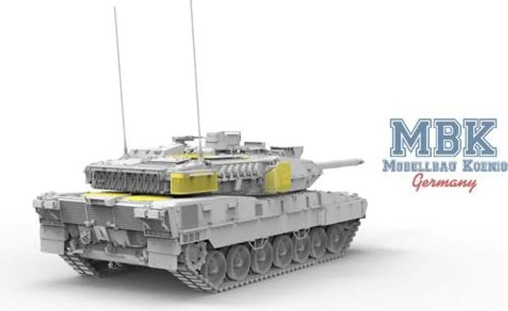 Char Leopard 2 A7V Border Model BT-040 Maquette de Blindé de Précision