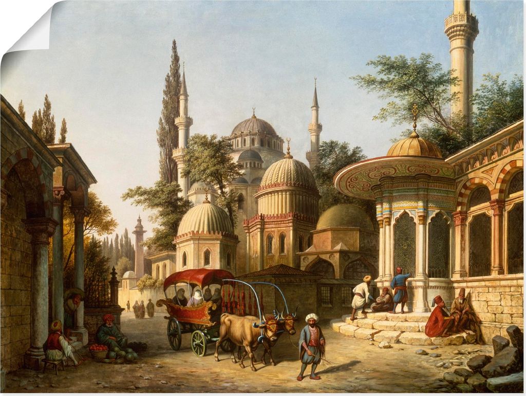 ARTland Poster Ansicht einer Moschee in Istanbul Größe: 60x45 cm