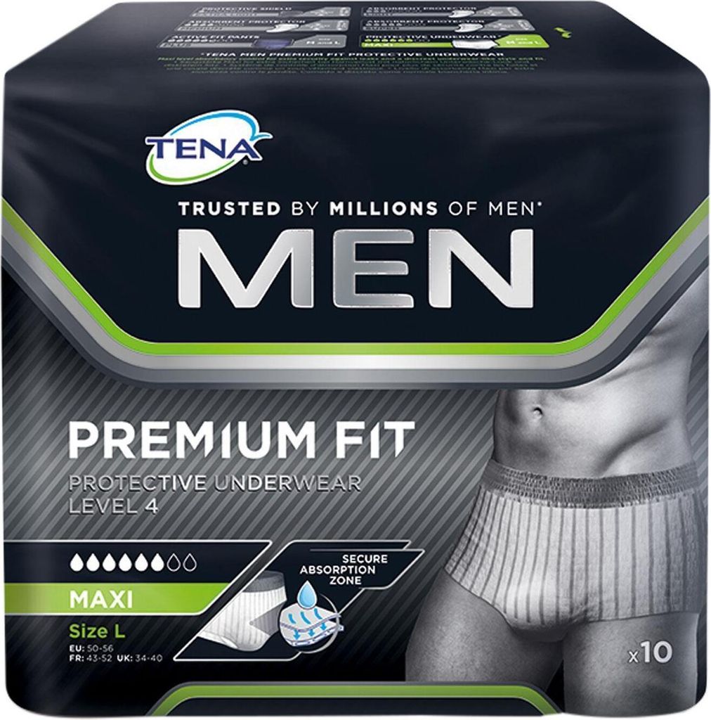 TENA Uomo Premium Fit Livello 4 10 pezzi taglia L Immagine del prodotto 