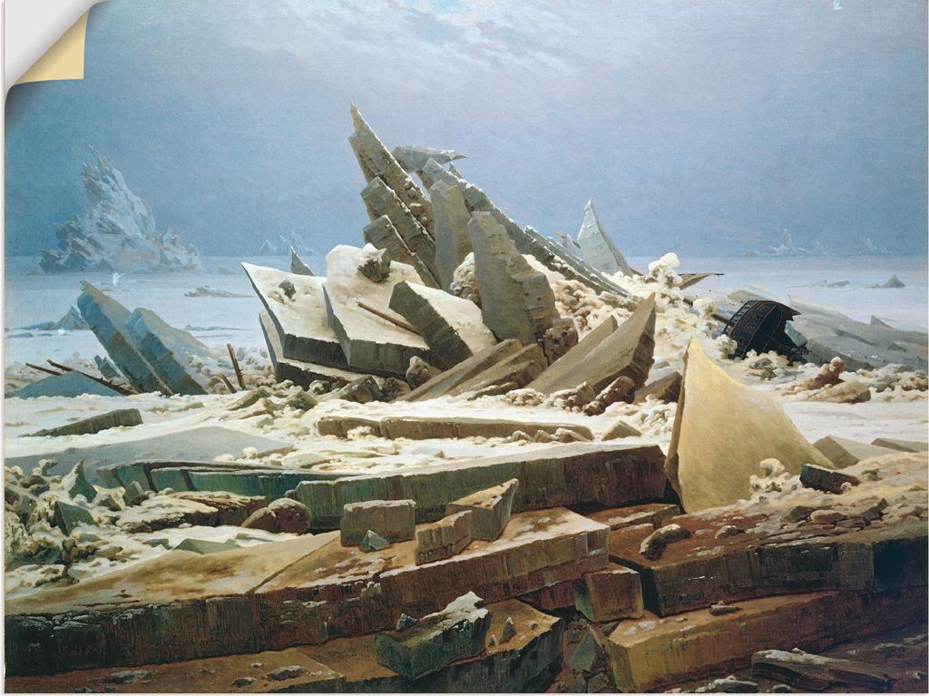 ARTland Wandbild, selbstklebend Das Eismeer Größe: 60x45 cm