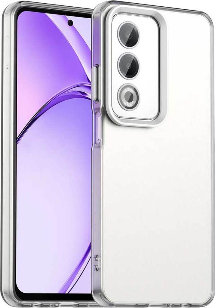 Handyhülle für Oppo A80 /Oppo A3 Pro Schlank Durchscheinend Matt Stoßfest Schutzhülle Weiß