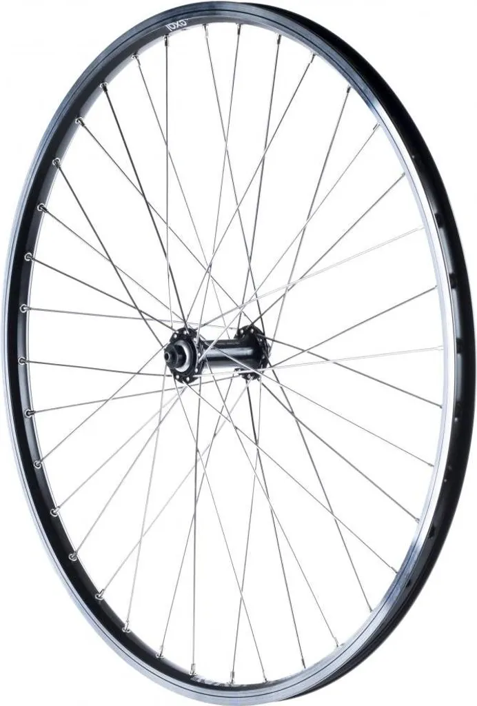 Roue avant Exal VR MX19 26 pouces noir argent - Jante VTT robuste axe QR