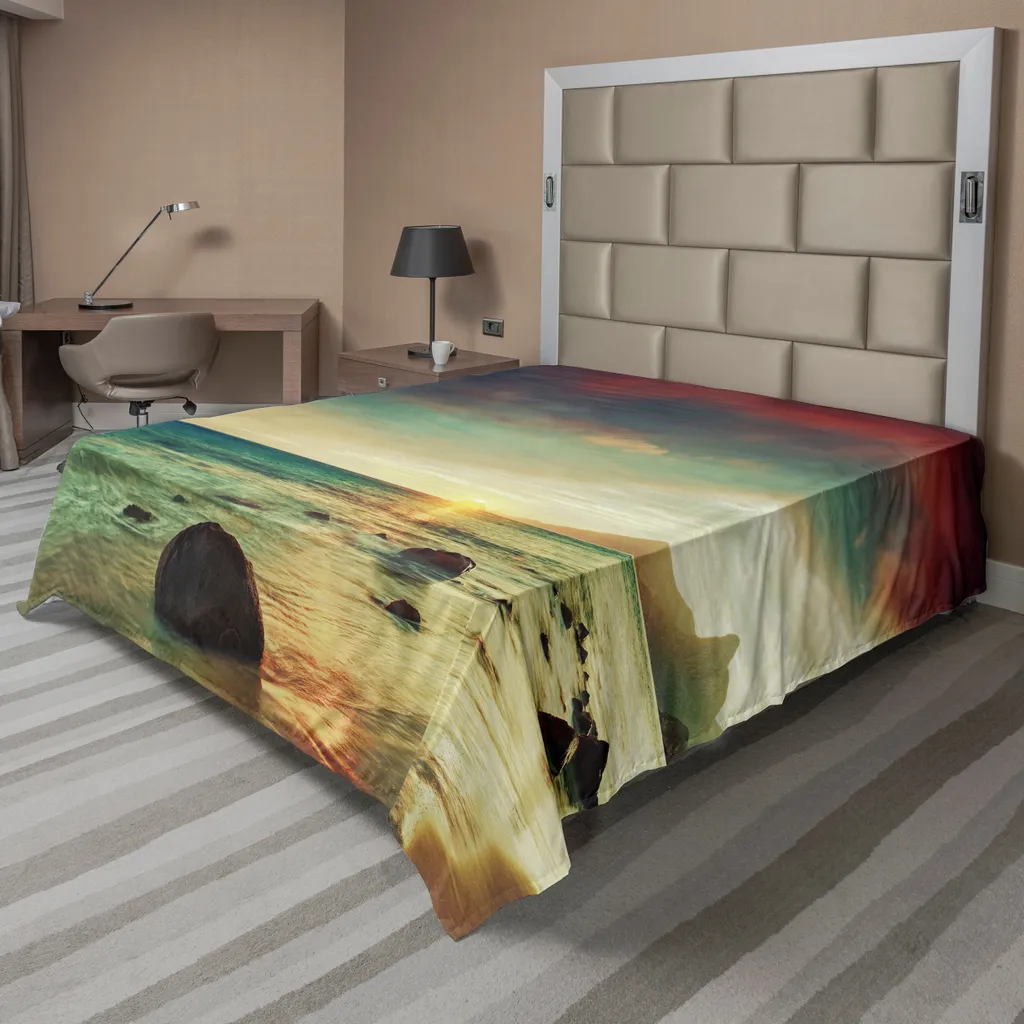 Drap de Lit Infroissable et Douceur Confort - Fini le Linge Terne 244cm