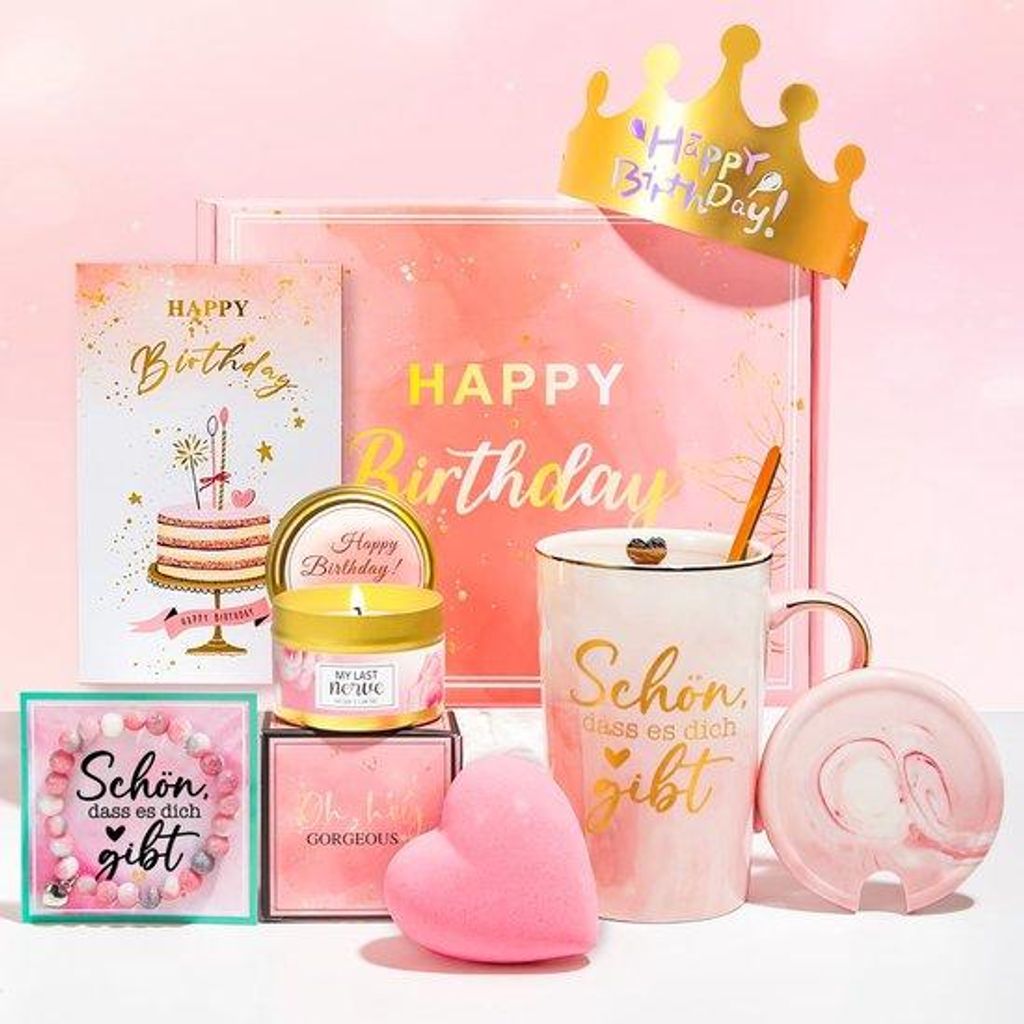 Verjaardagsgeschenk für Frauen, Geschenkset für Frauen, Ideen für Frauen, Geschenk für Freundin, Schwester, Frau, Mutter, Kollegin