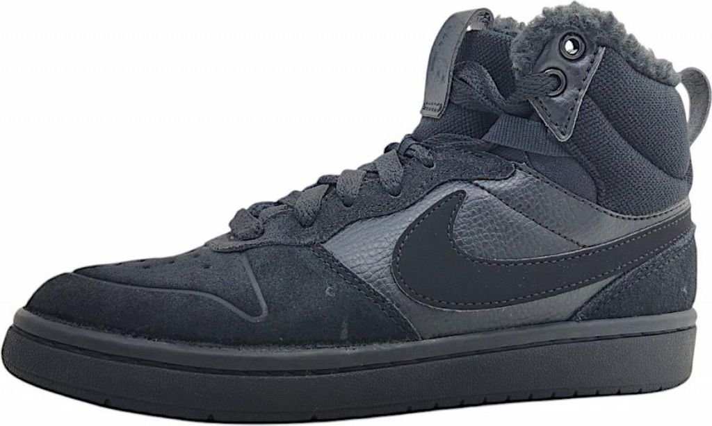 Nike Court Borough Mid Stiefel Schwarz in Gr. 35.5