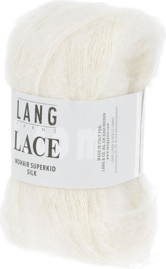 Lang Yarns Lace 094 Wollweiß 25g