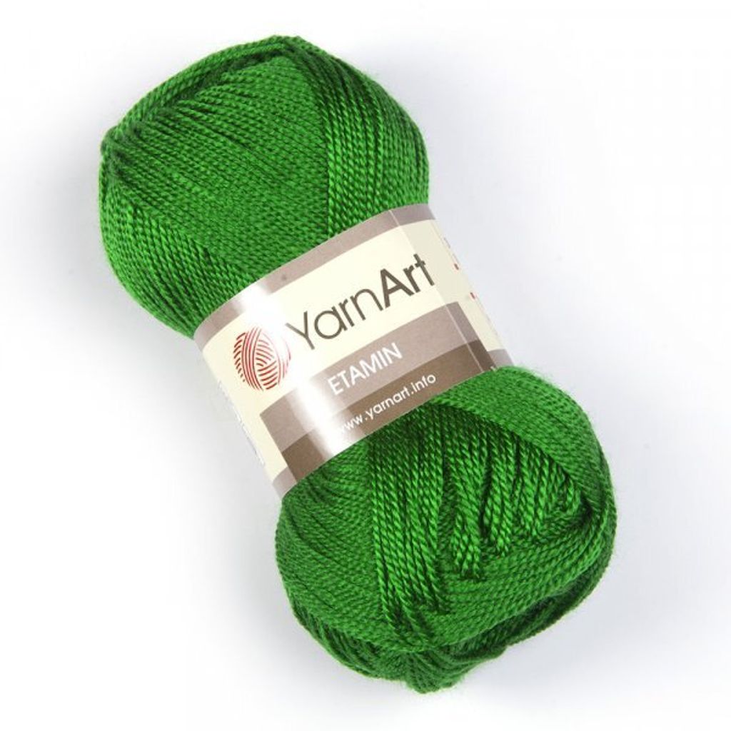 YarnArt Etamin příze 30 g / 160 m - barva 438 zelená - Obrázek produktu 