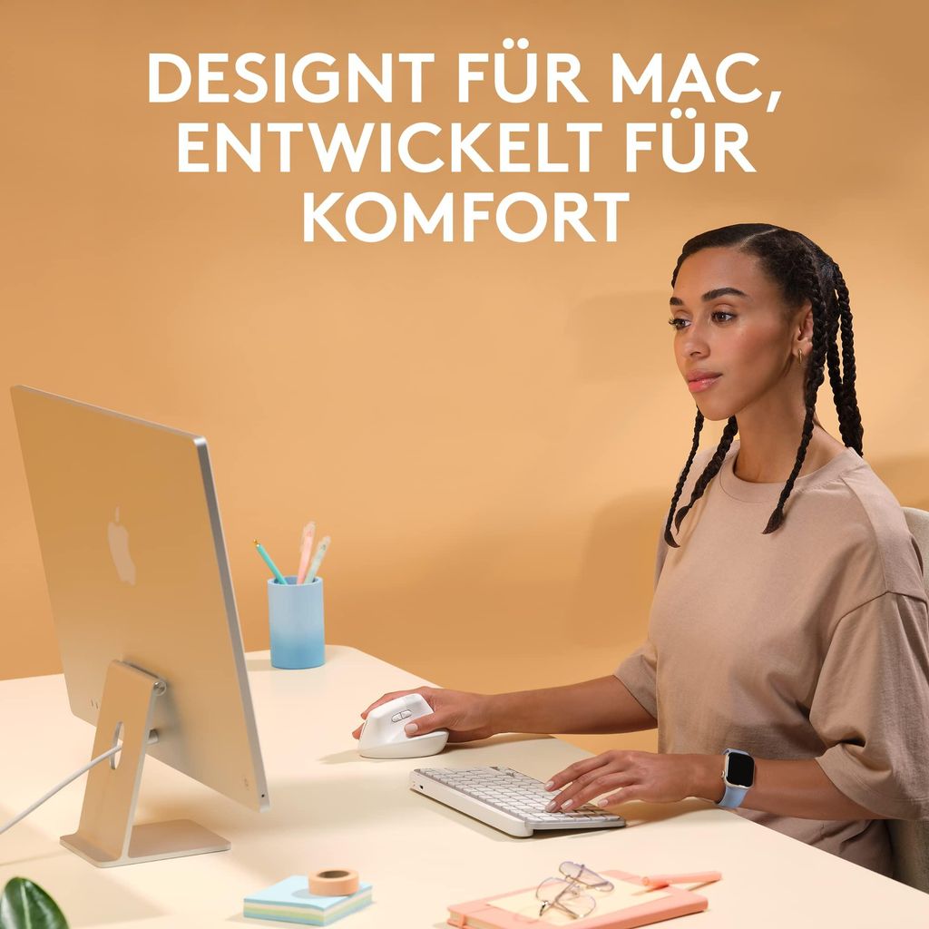 Logitech Lift for Mac myszka Po prawej stronie RF Wireless Zdjęcie produktu 