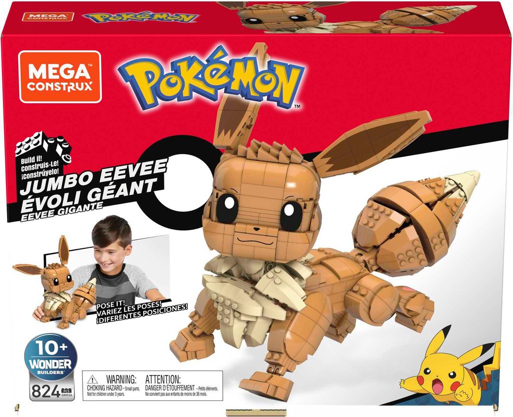 Pokémon Mega Construx - Jumbo Eevee Obrázek produktu 18