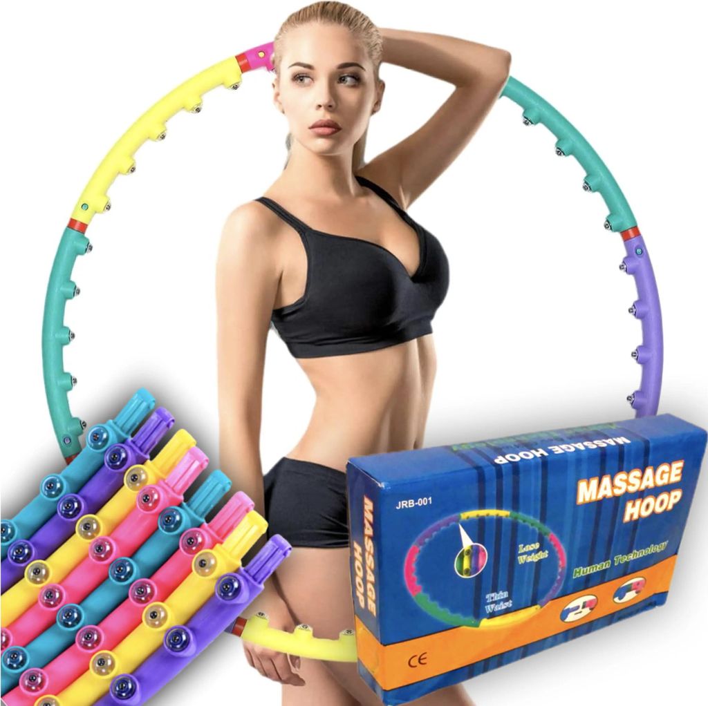 Hula Hoop Reifen Premium, Magnet-Massage-Noppen
