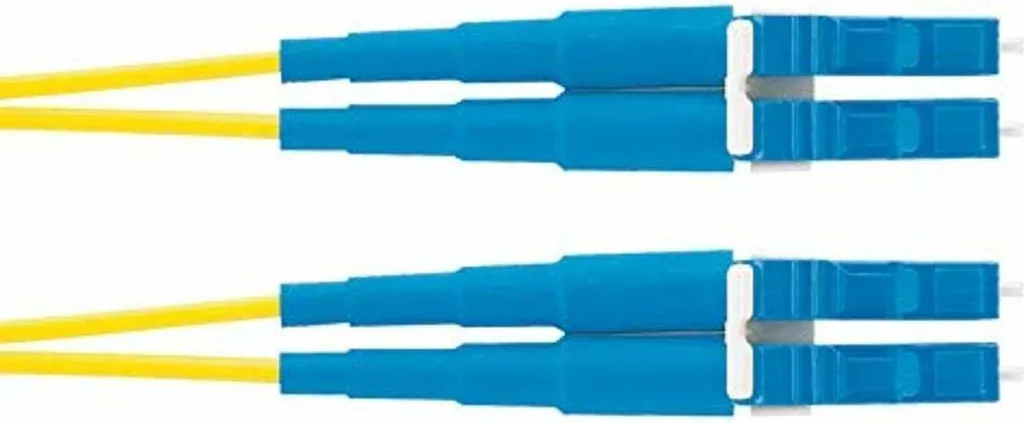 Câble fibre optique Panduit OS2 LC-LC Duplex jaune de 2 mètres Monomode