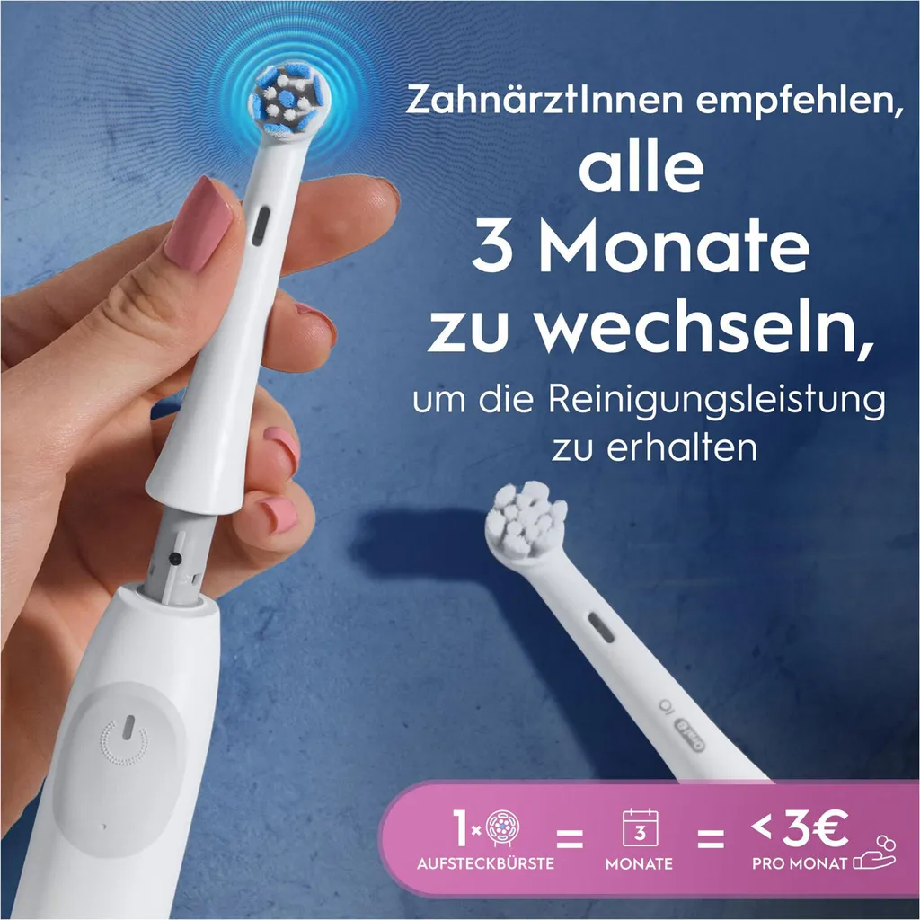 Set 2 Testine Oral-B iO Gentle Cleaning | Bianco | Originali e Delicate - 13