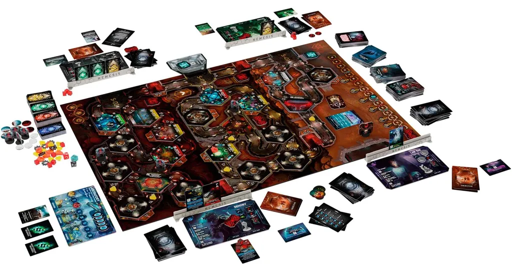 Nemesis Lockdown Jeu de Base - Figurines Détaillées et Horreur Spatiale
