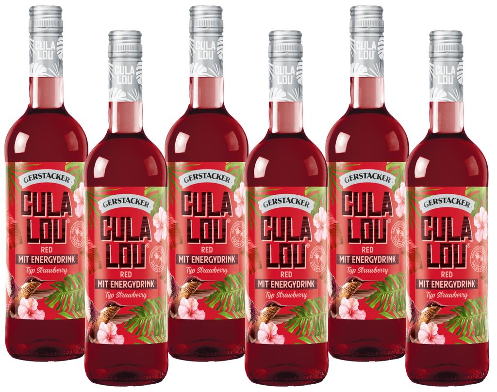 Gerstacker Cula Lou Red-Energy Strawberry (6x0,75l)