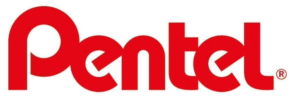 The Pentel logo is displayed in red on a white background.