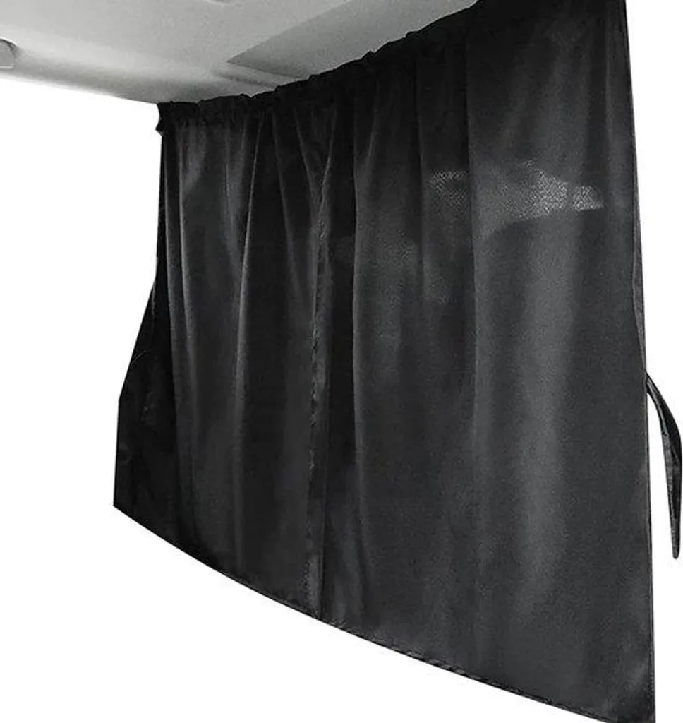 Rideau pare-soleil noir 190 x 120 cm pour voiture - Protection UV XL