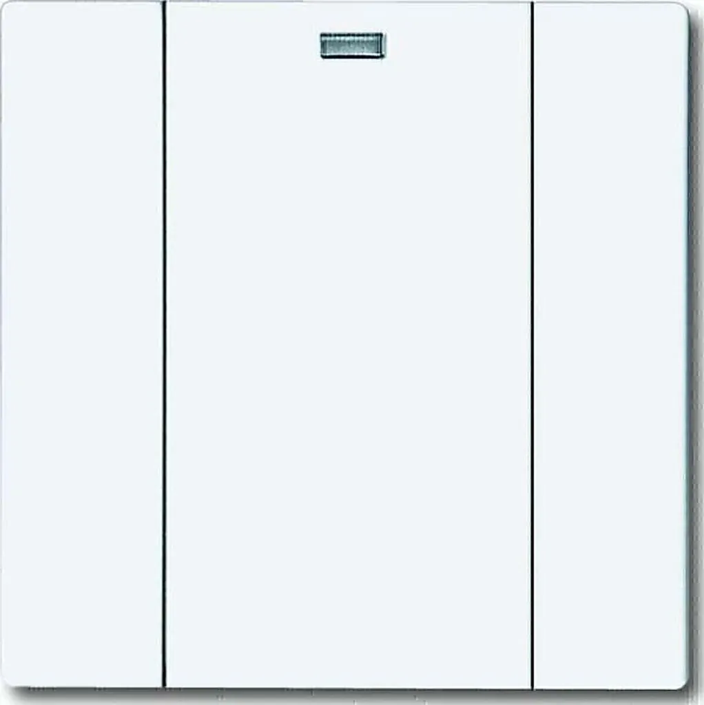 Bouton Poussoir 1 Canal Busch-Jaeger 6731-84 Finition Blanc Studio Pro