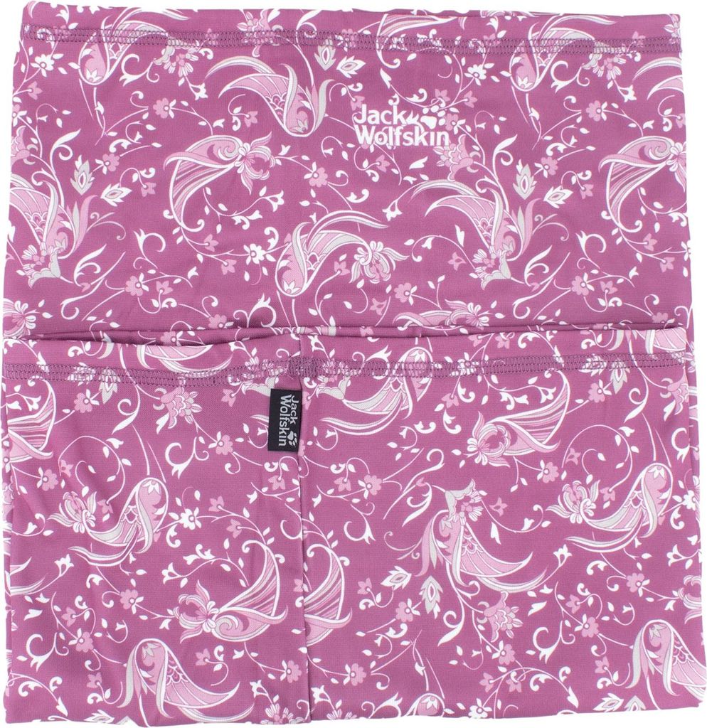 Jack Wolfskin Real Stuff Print Loop Schlauch Schal Neck Warmer Pink