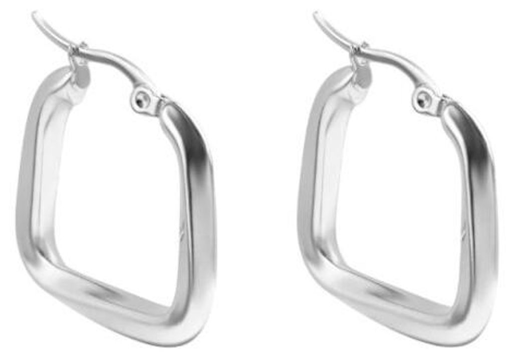 Moderne Stahlohrringe Kate Silver Earrings MCE250267S