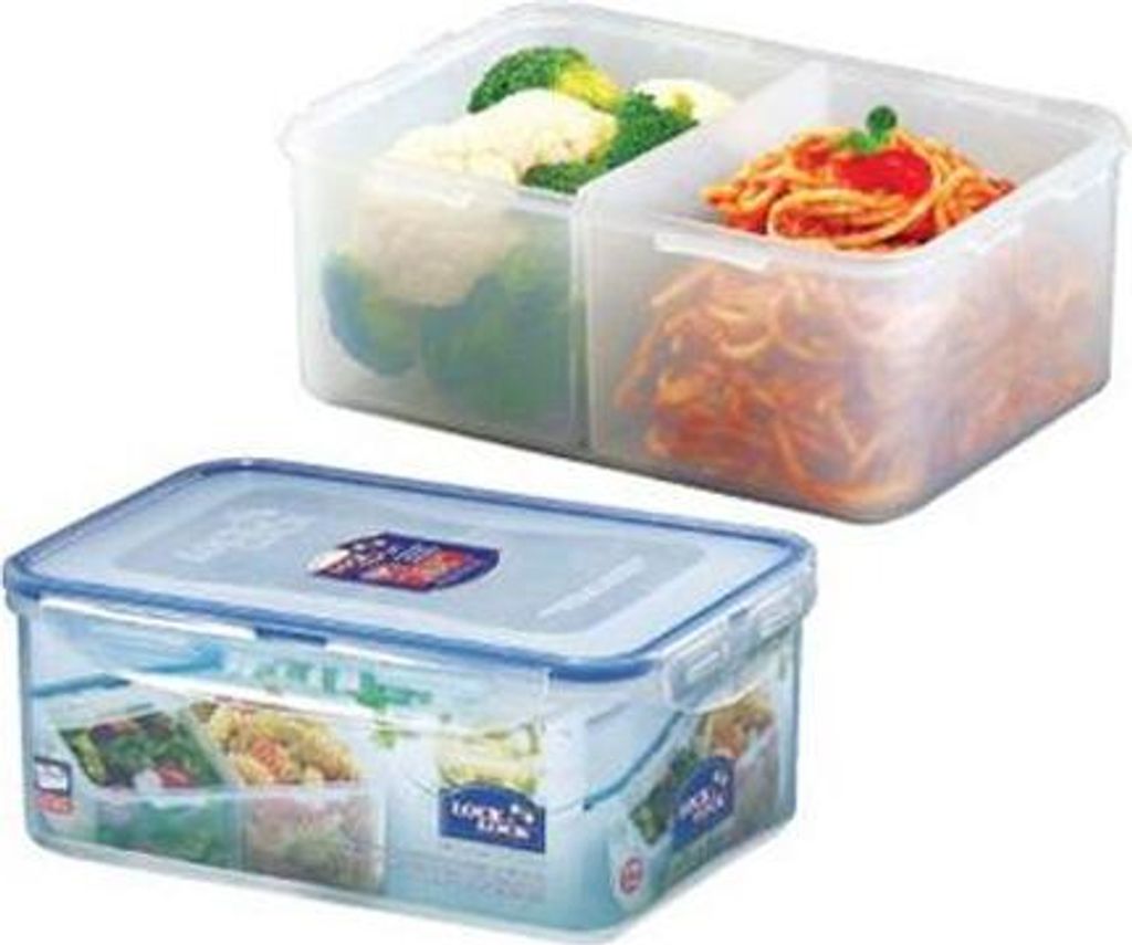 Lock & Lock HPL825B, Box, Rechteckig, 2,3 l, Transparent, Polypropylen (PP), Gummi, Silikon, 232 mm