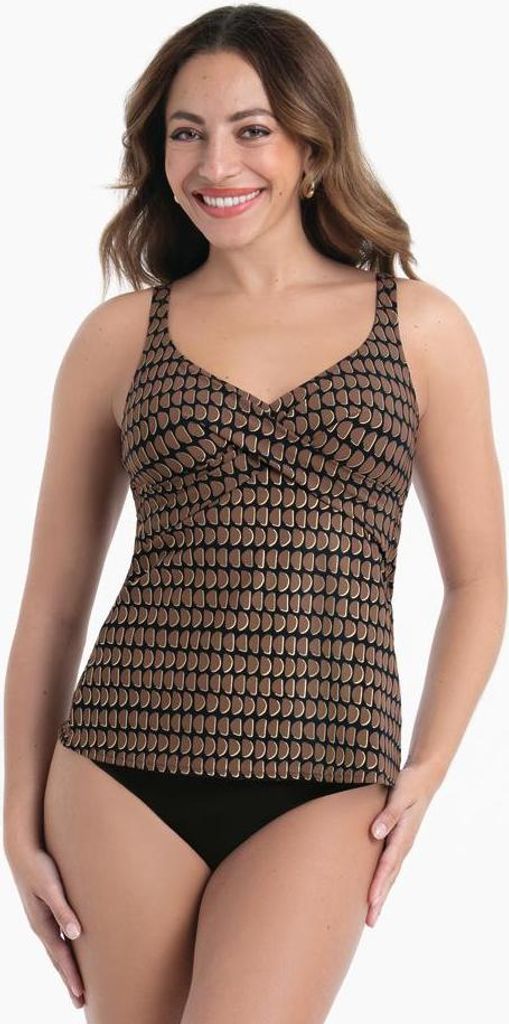 RosaFaia Beautyfull Java Beach Tankini Top 8884-1 Zwart - größe 44 / D