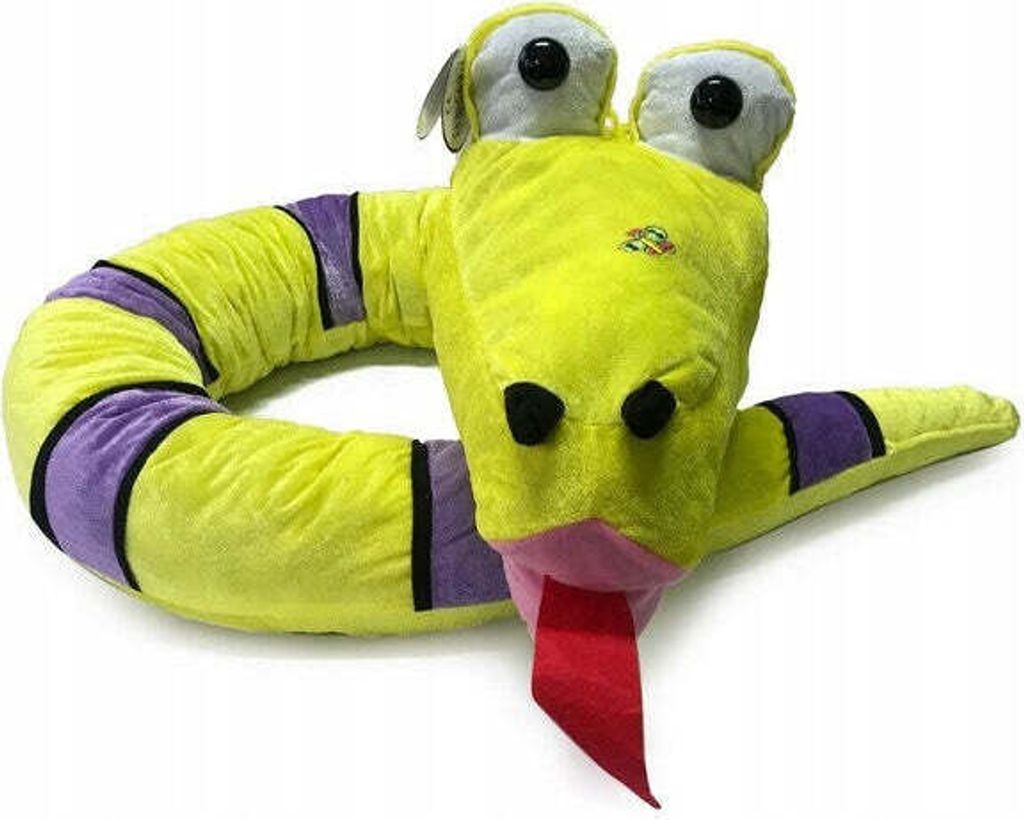 XXL Schlange Kinder Kuscheltier - 2 Meter weiches Plüschtier 200 cm Stofftier
