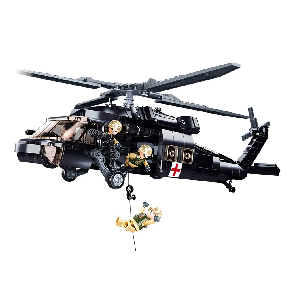 Sluban ModelBricks M38-B1012 Hélicoptère Médical US Army 293 Pièces