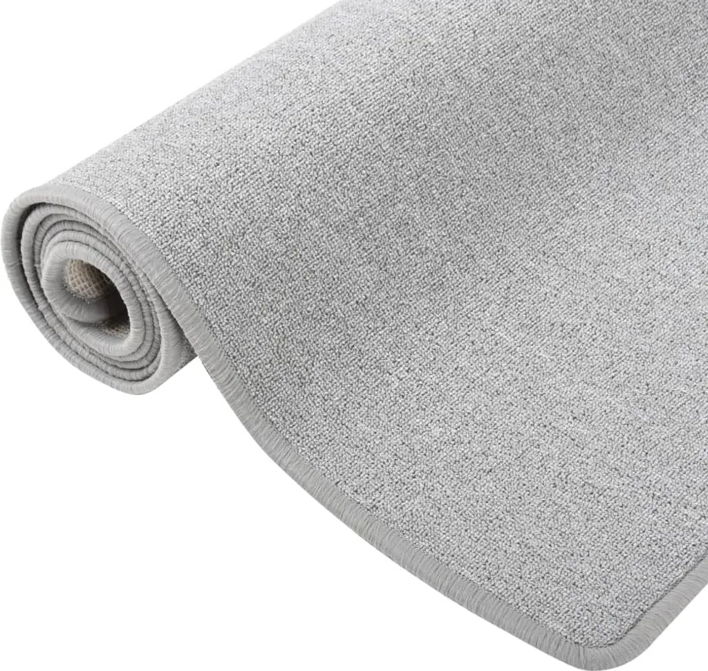 vidaXL Tapis de sol gris clair 50x250 cm - Protection antidérapante
