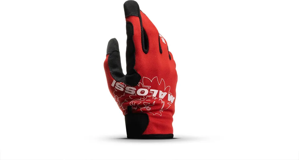 Gants Malossi respirants avec grip renforcé coloris rouge et noir L
