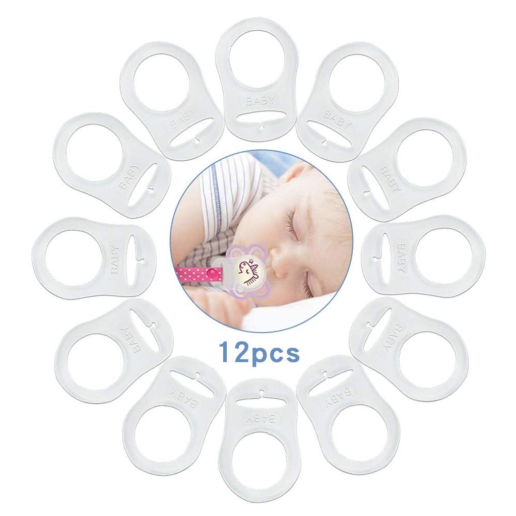 1 Stück Silikon Verstellbarer Schnullerclips Für Baby