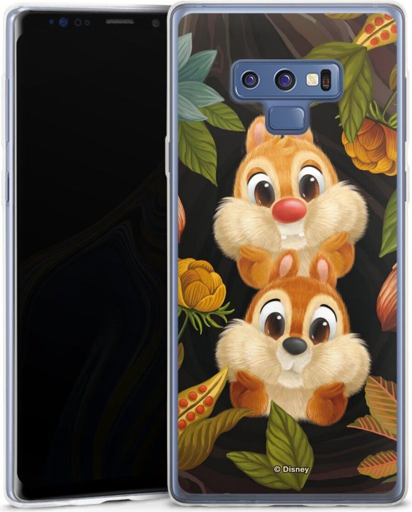 DeinDesign Slim Hülle für Samsung Galaxy Note 9 Silikon Case Ultra Dünn Handyhülle Disney Offizielles Lizenzprodukt Chip und Chap