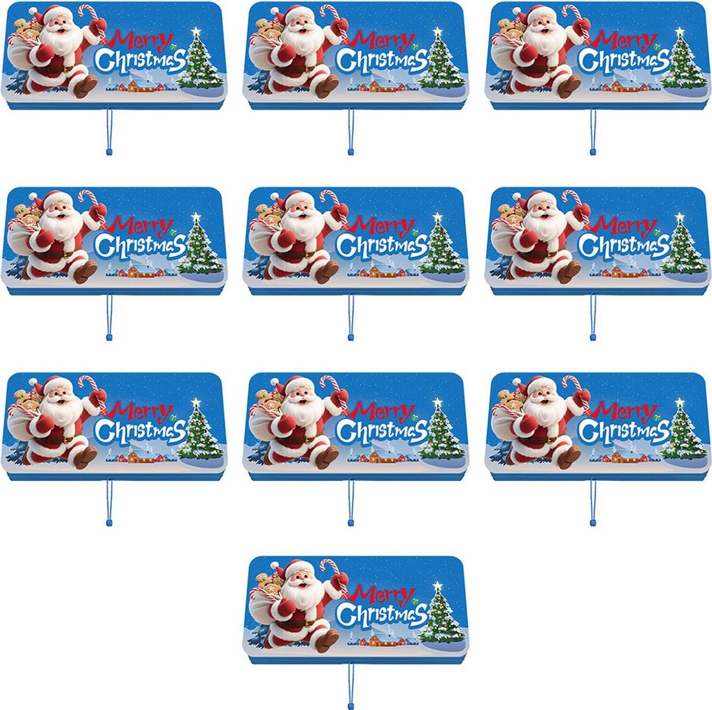 Weihnachtsgeschenkkörbe mit 10 Fächern – Überraschungs-Weihnachtsgeschenkkörbe für Bargeld – DIY-Weihnachtsgeschenkkörbe für Männer, Fr...