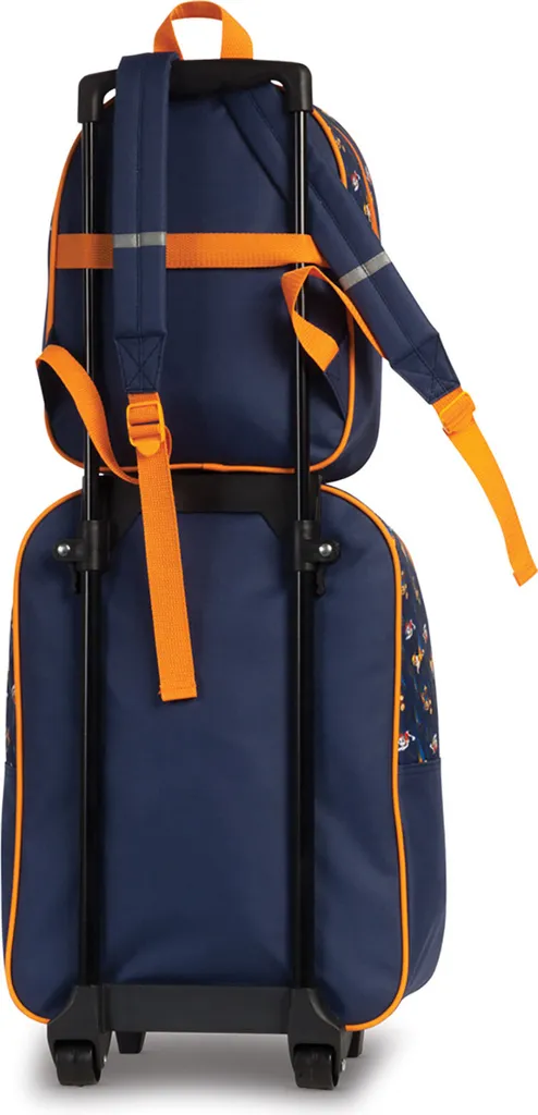 Valise Pat' Patrouille Extensible 17L en Polyester avec Roulettes