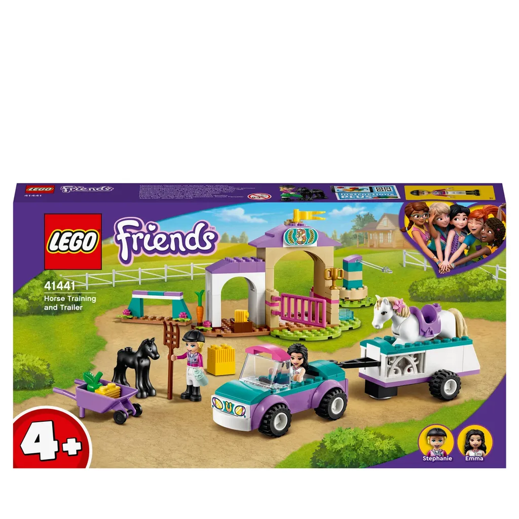 LEGO Friends 41441 Centre d'Entraînement de Cheval avec 2 Figurines