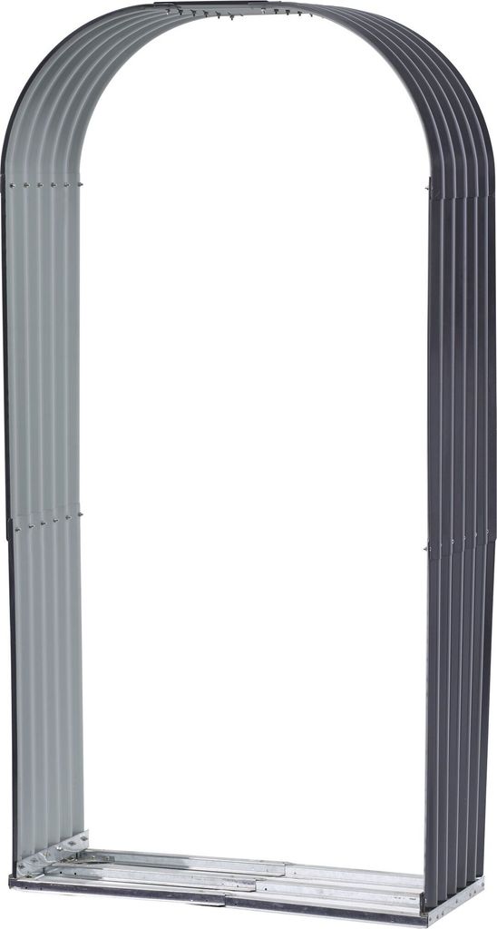 Floraworld Holzunterstand Rundbogen anthrazit 103 cm x 45,5 Produktbild 
