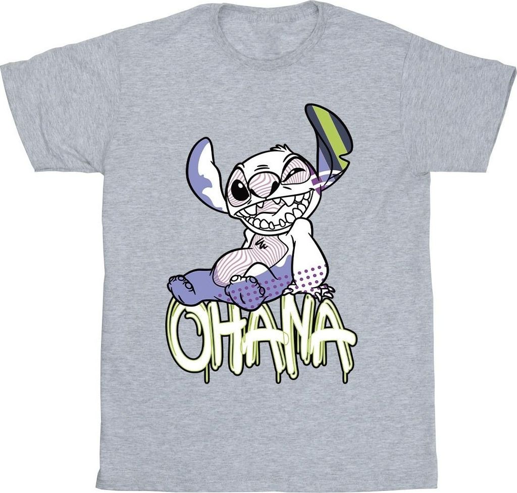 Disney - "Ohana" T-Shirt für Herren BI33506 (M) (Grau)