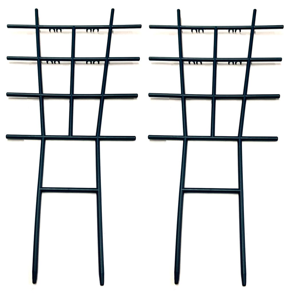 2er Set Rankgitter Kunststoff 42cm | Rankhilfe Blumenkasten Produktbild 