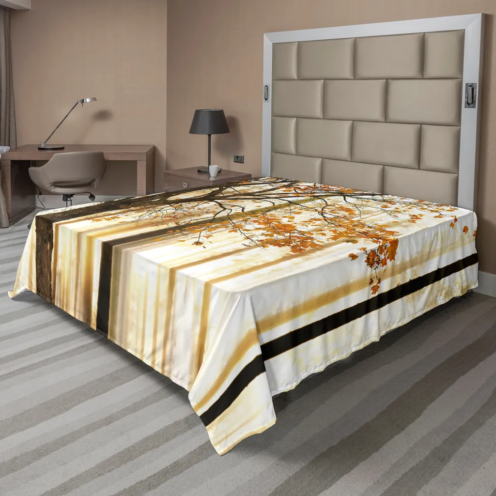 Drap supérieur automnal pour chambre chaleureuse, grand format 1 pièce