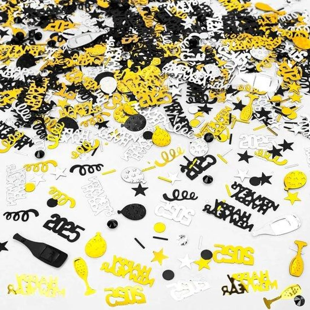 Confettis pailletés dorés 1000 unités haute brillance pour mariage