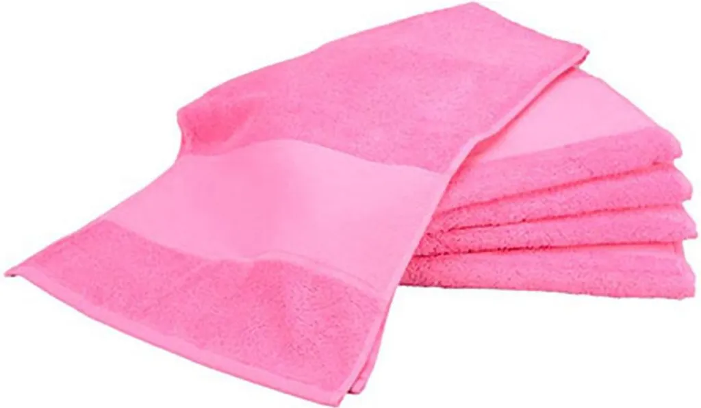 Asciugamano Fitness A&R Rosa 30x140 cm: Stile e Comfort in Cotone