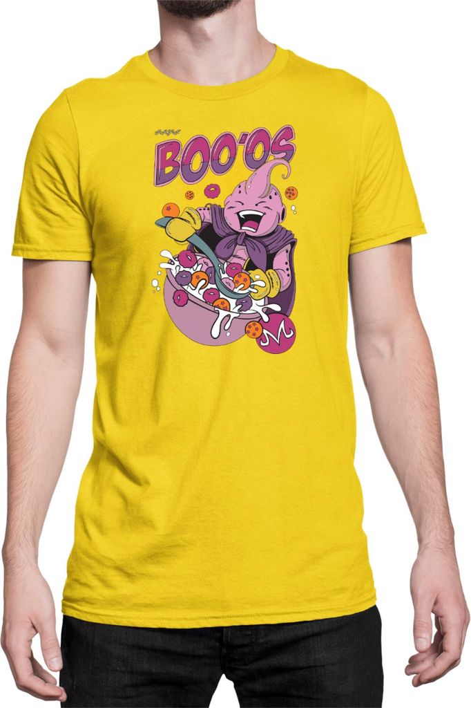 Herren T-Shirt Dragon Anime Manga Ball Z Majin Boo 03, Man S / Gelb