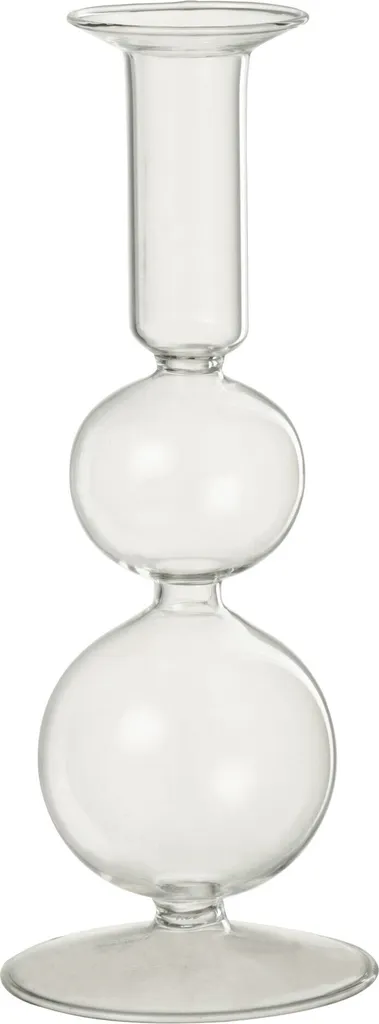 Bougeoirs J-Line en Verre pour Décoration de Mariage et Dîner de Fête