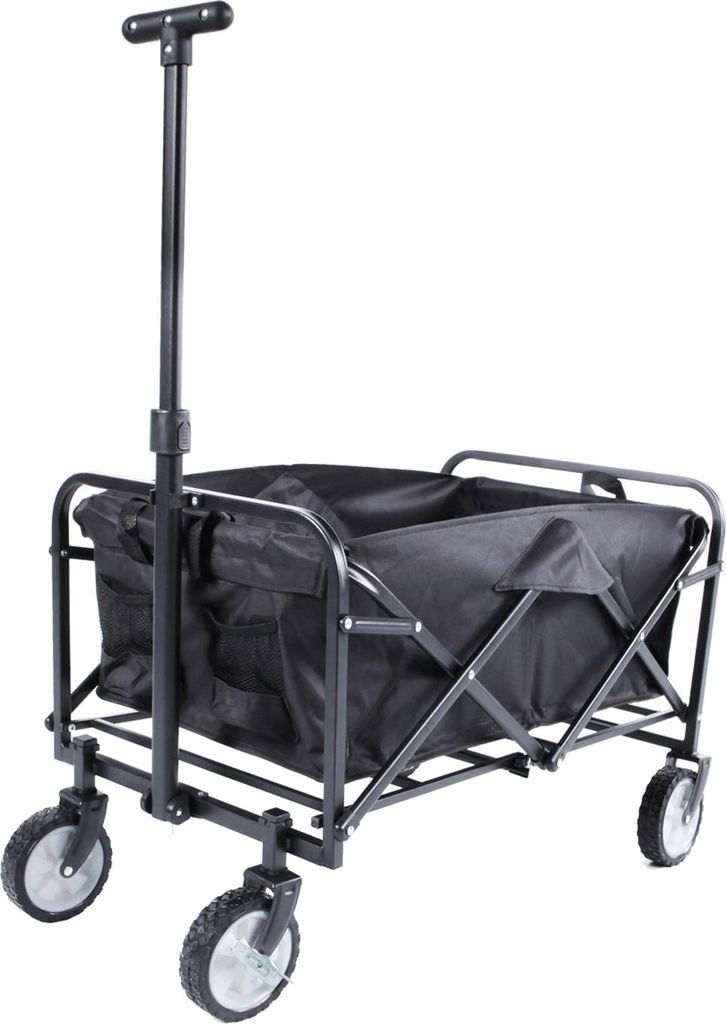 Faltbarer Bollerwagen Transportwagen Handwagen Gartenwagen Stahlrahmen