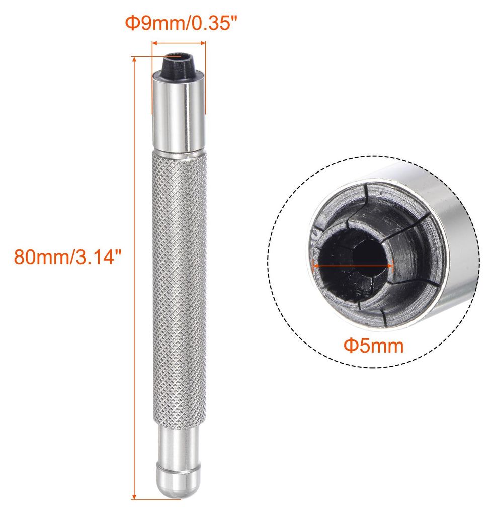 Uhr Kronenwickler Werkzeug 5mm Manuell Mechanisch Aufzugsinstrument Kohlenstoffstahl Verchromt Uhrenreparaturhelfer